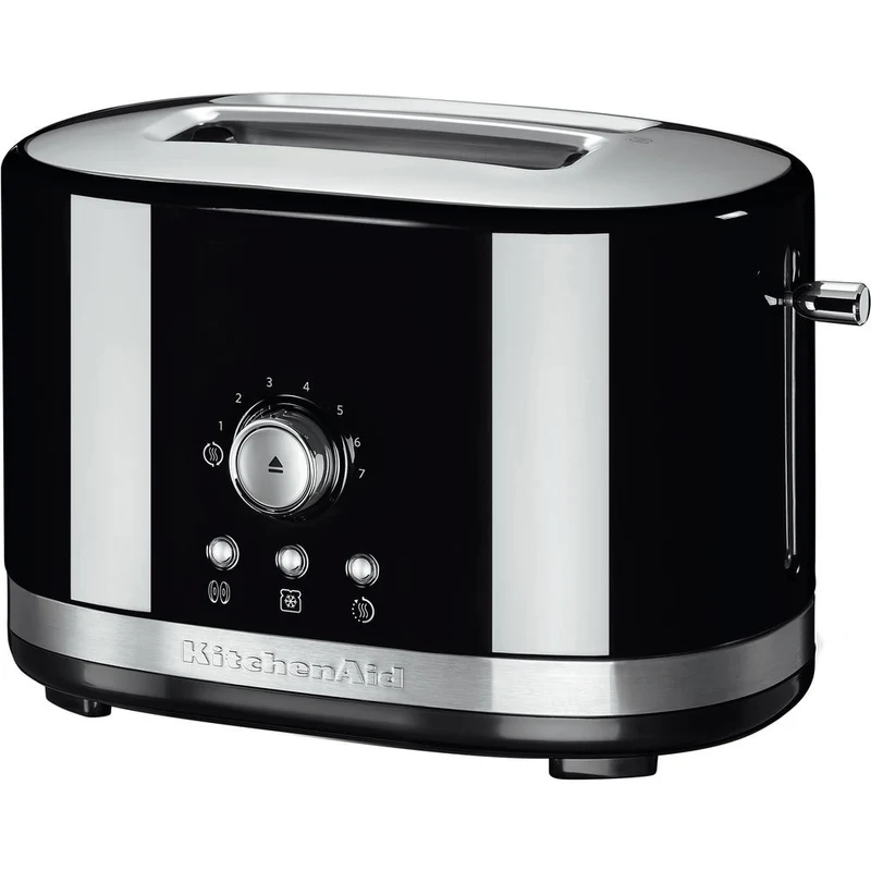 KitchenAid Tostapane 5KMT2116 2 Fette Nero 1800W Metallo con Funzione Scongelamento