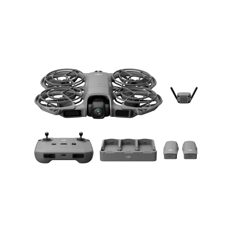 DJI Neo 2 Drone Quadricottero 12MP Fly More Combo con Telecomando Nero Grigio