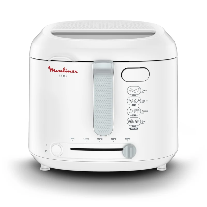 Moulinex Friggitrice ad Olio AF2031 Bianca 0,8 kg Capacità 1,8 L Olio 1600W