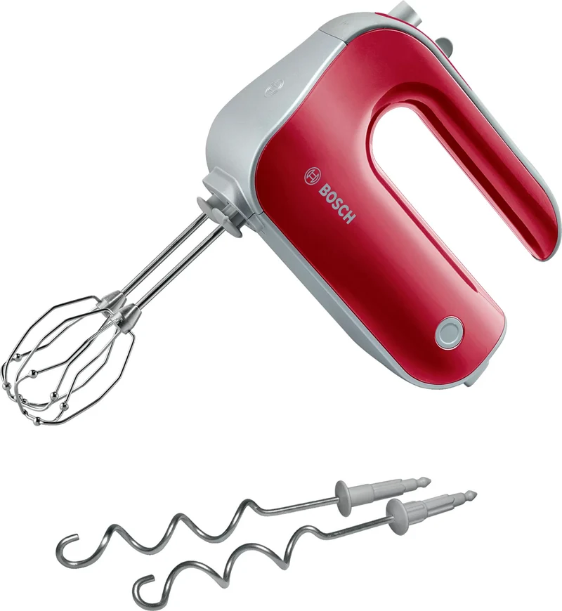 Bosch Sbattitore MFQ40303 500W 5 velocità Rosso e Argento Styline