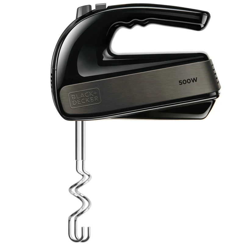 Black & Decker BXMX500E Sbattitore manuale 500W 5 velocità con Turbo Nero