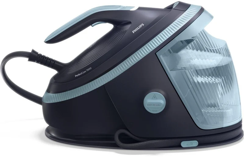 Philips PerfectCare PSG7200/20 Ferro da Stiro con Caldaia Serie 7000 - 3120W, 8,5 bar, 160 g/min, Colpo Vapore 600 g, Serbatoio 1,5 L, Piastra SteamGlide Elite, OptimalTEMP