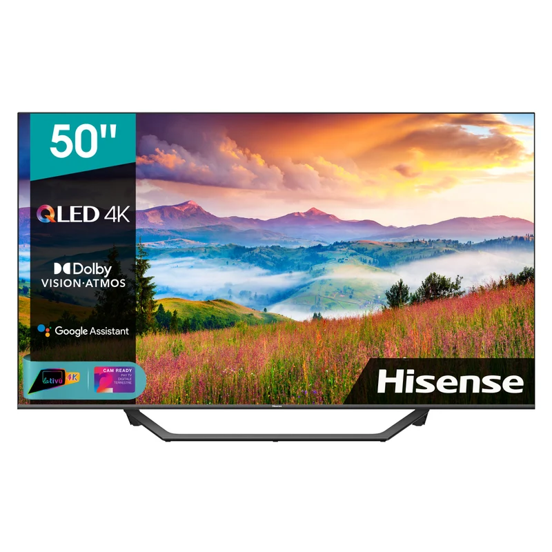 Hisense 50A7GQ Smart TV QLED 50" 4K Ultra HD HDR Wi-Fi Bluetooth VIDAA Nero Grigio