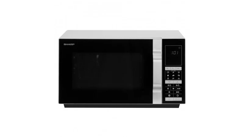 Sharp R890S Microonde Combinato 28L 900W Nero Argento Over the Range