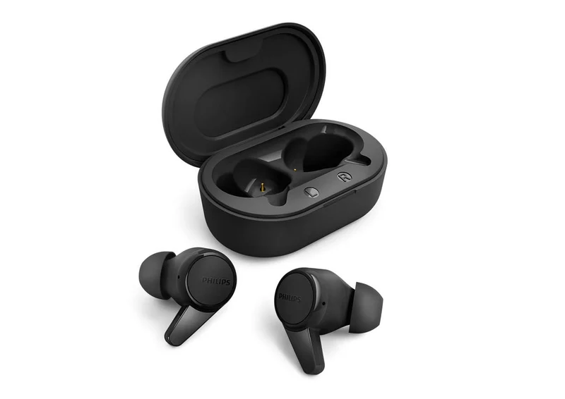 Philips Auricolari Bluetooth TWS Serie 1000 TAT1207BK00 In-ear Nero IPX4 6h+18h
