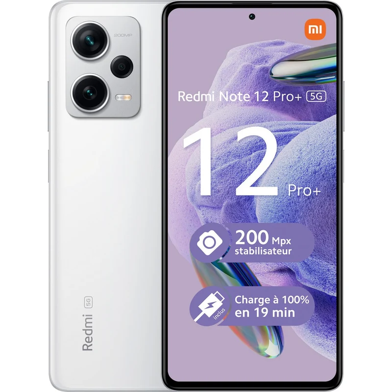 Xiaomi Redmi Note 12 Pro+ 5G 8GB 256GB Dual SIM Polar White smartphone