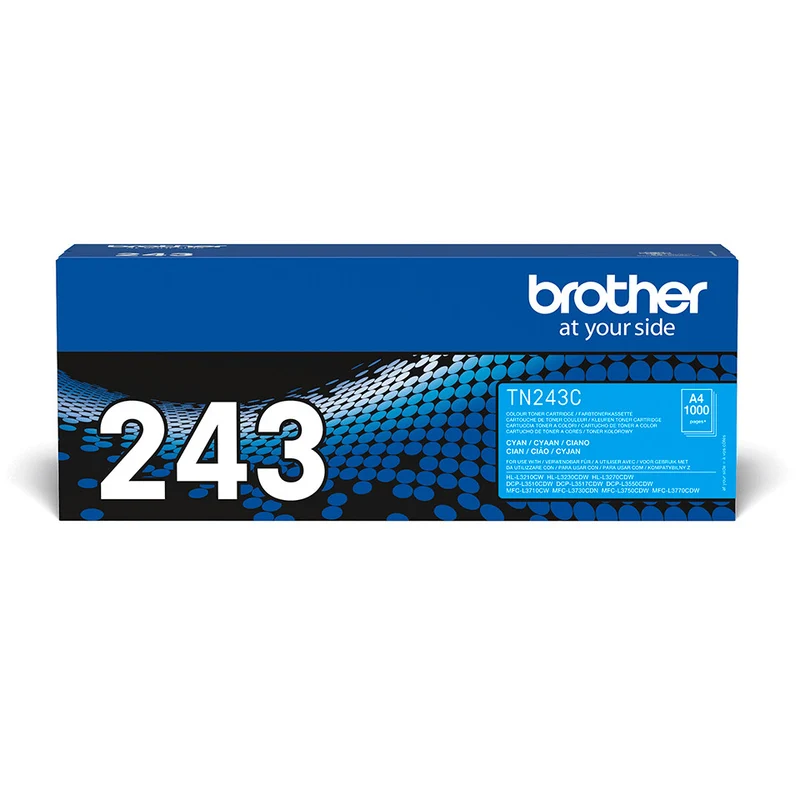 Brother Toner originale ciano TN243C, 1000 pagine, per stampanti laser Brother