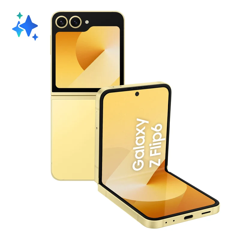 Samsung Galaxy Z Flip6 Smartphone Pieghevole 256GB 12GB RAM 50MP 5G Giallo