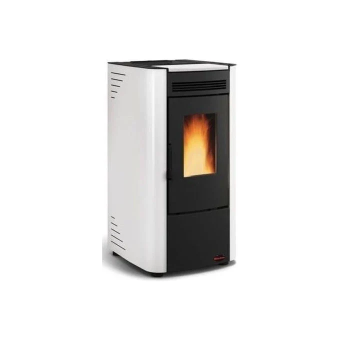 Pegaso Stufa a Pellet Elliot 6 6 kW 15 kg Serbatoio Fino a 60 m² White