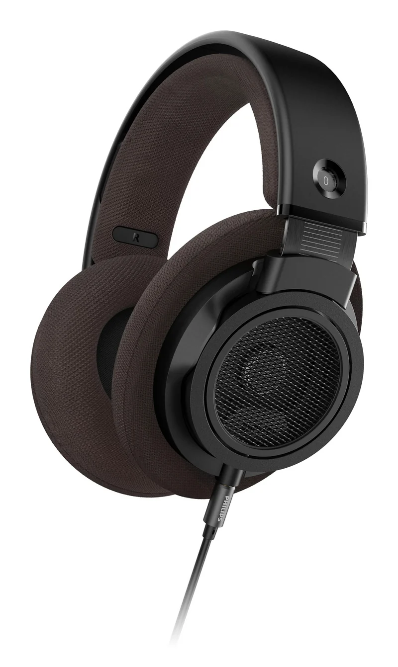 Philips SHP9500CY/00 Cuffie Over-Ear Cablate Hi-Fi con Jack 3.5mm Nero/Marrone