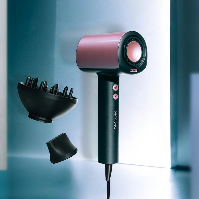Cecotec DryGlam Nano Plasma Asciugacapelli 1600W Brushless 110000RPM con Diffusore