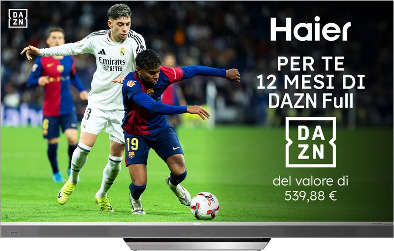 Haier TV QD-Mini LED 65" H65M95EUX 4K Ultra HD Smart TV 144Hz Nero