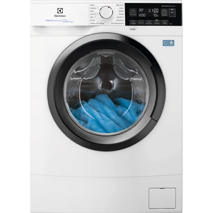 Lavatrice Electrolux SensiCare 600 EW6S327A Carica Frontale 7 Kg 1200 Giri Bianco