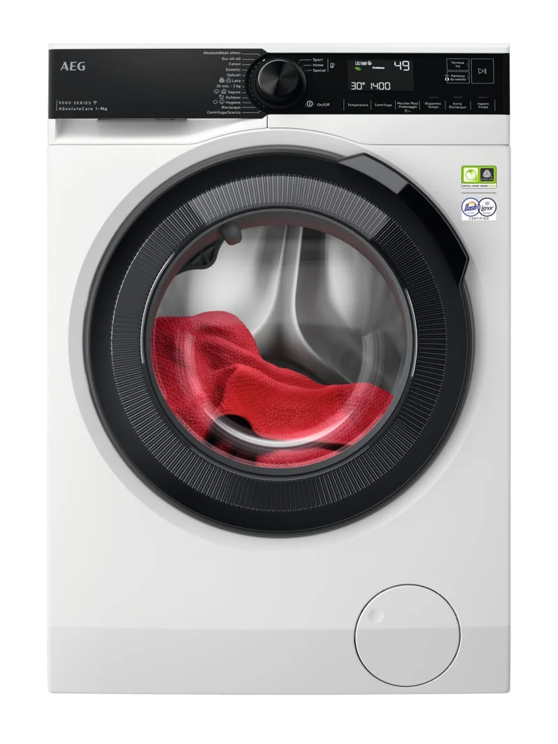 AEG Lavatrice Carica Frontale 9 kg Classe A 1400 giri LR9H94GBS Inverter