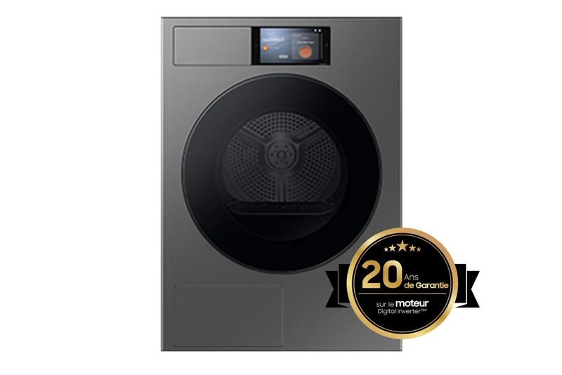 Samsung Asciugatrice Pompa di Calore DV90F09F4S 9 kg Libera Installazione Grigio Scuro