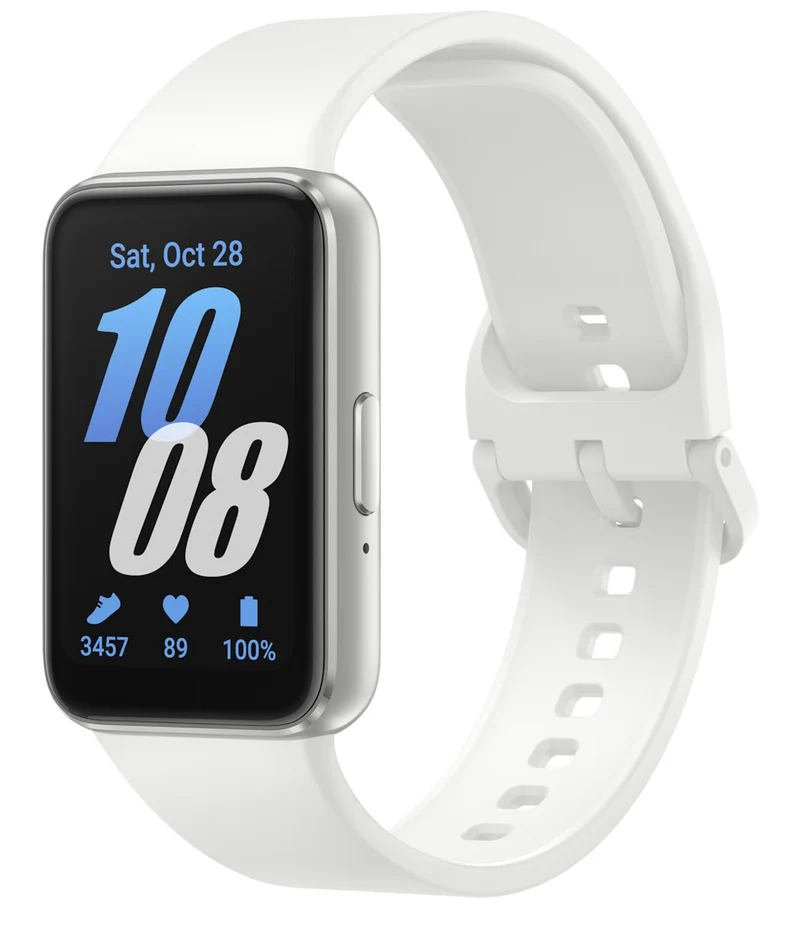 Samsung Galaxy Fit3 SM-R390 Smartwatch Argento AMOLED con Cardiofrequenzimetro