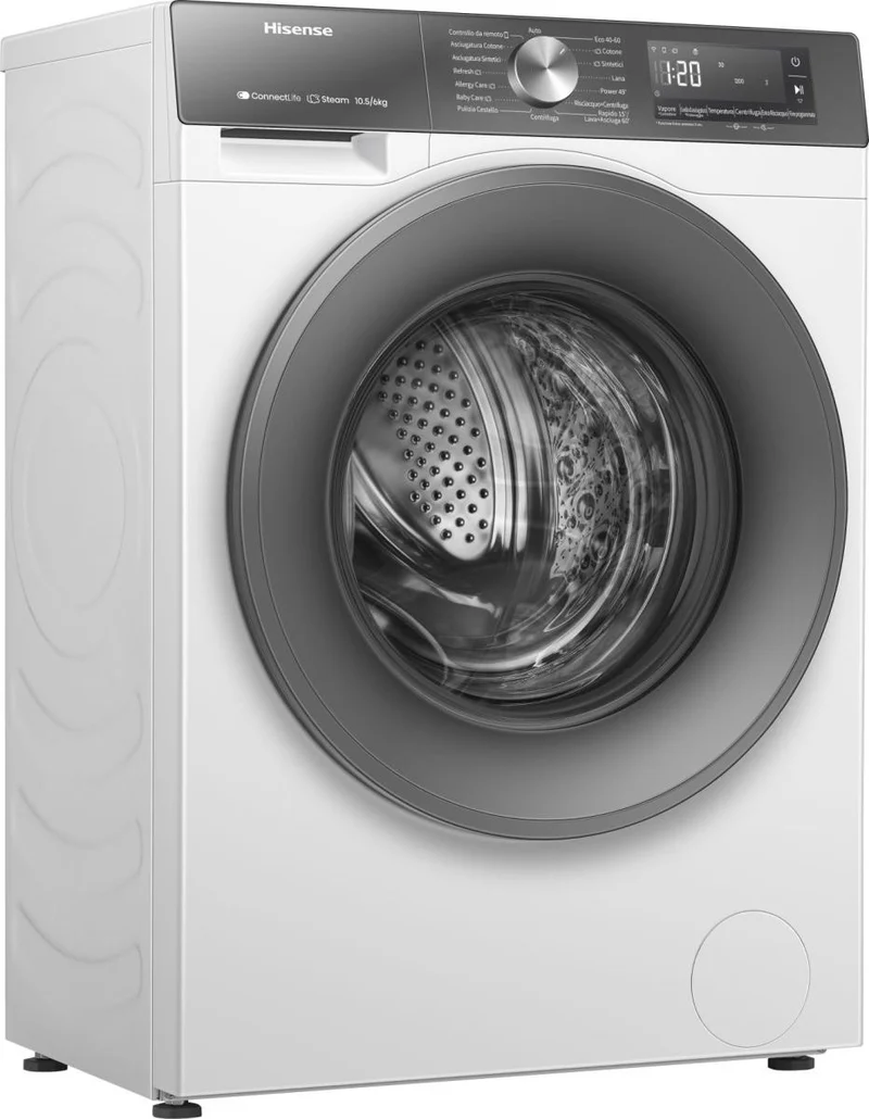 Hisense WD3S1043BW7 Lavasciuga 10.5kg/6kg Classe A Bianca 1400 Giri