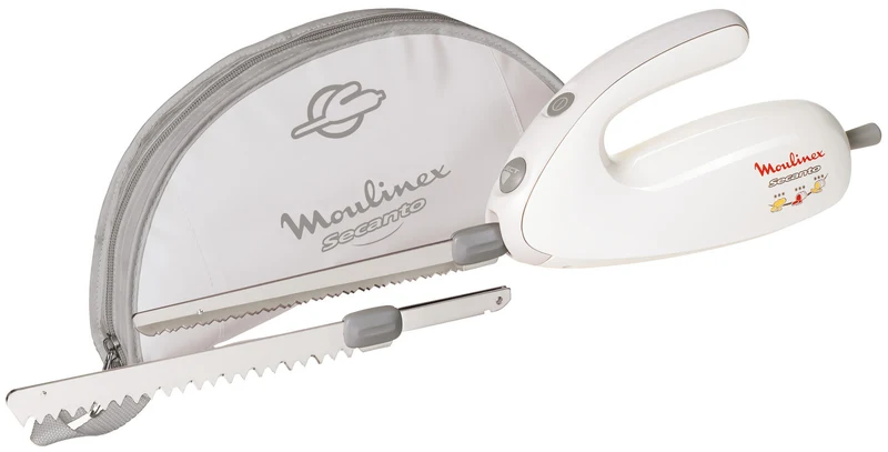 Moulinex DJAC SECANTO Affettatrice Elettrica Bianca 100W Lame Inox Lavabile