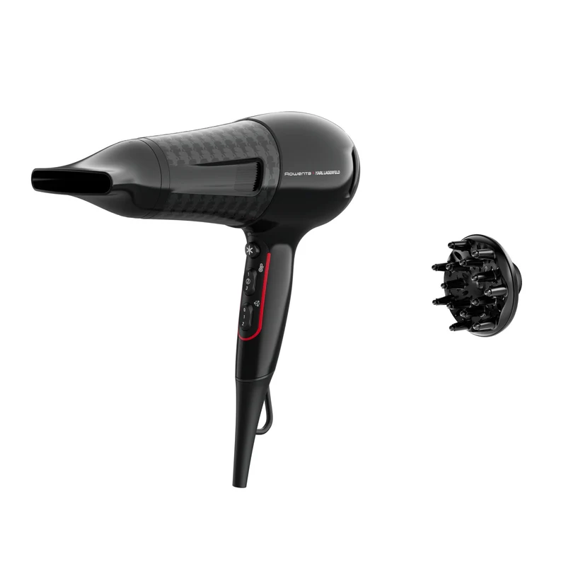 Rowenta CV591L Asciugacapelli Ionico 2300W Nero con 2 Velocità e 3 Temperature
