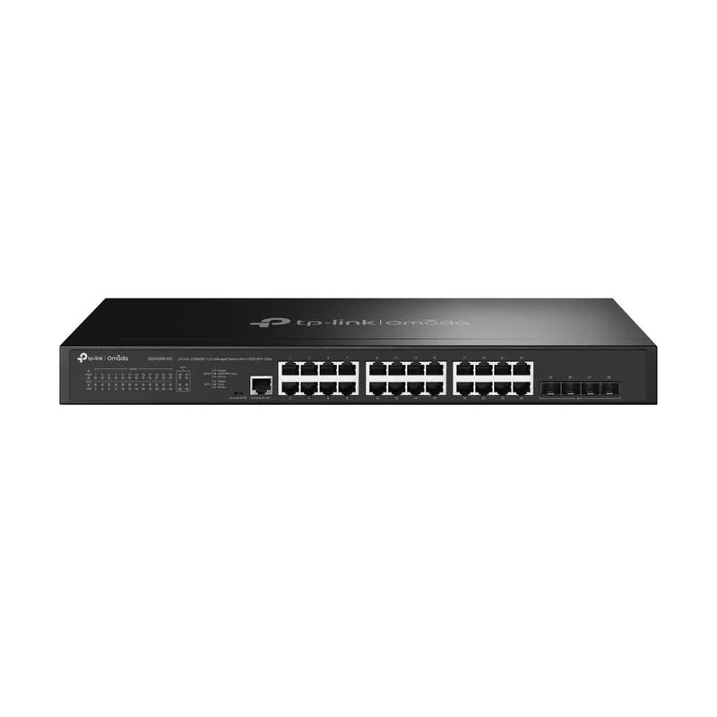 TP-Link SG3428X-M2 Switch di Rete Gestito L2+ 24 Porte 2.5G Ethernet 4 SFP+ 10G Nero
