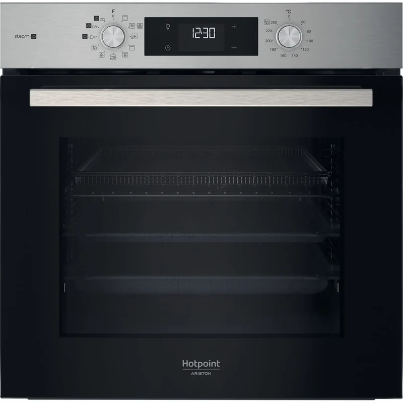 Hotpoint Ariston HAO 258HSU1F X Forno Elettrico da Incasso 71L Acciaio Inox Nero