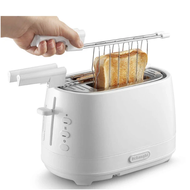De'Longhi Tostapane CTLAP2203.W 2 fette bianco controllo elettronico 550W
