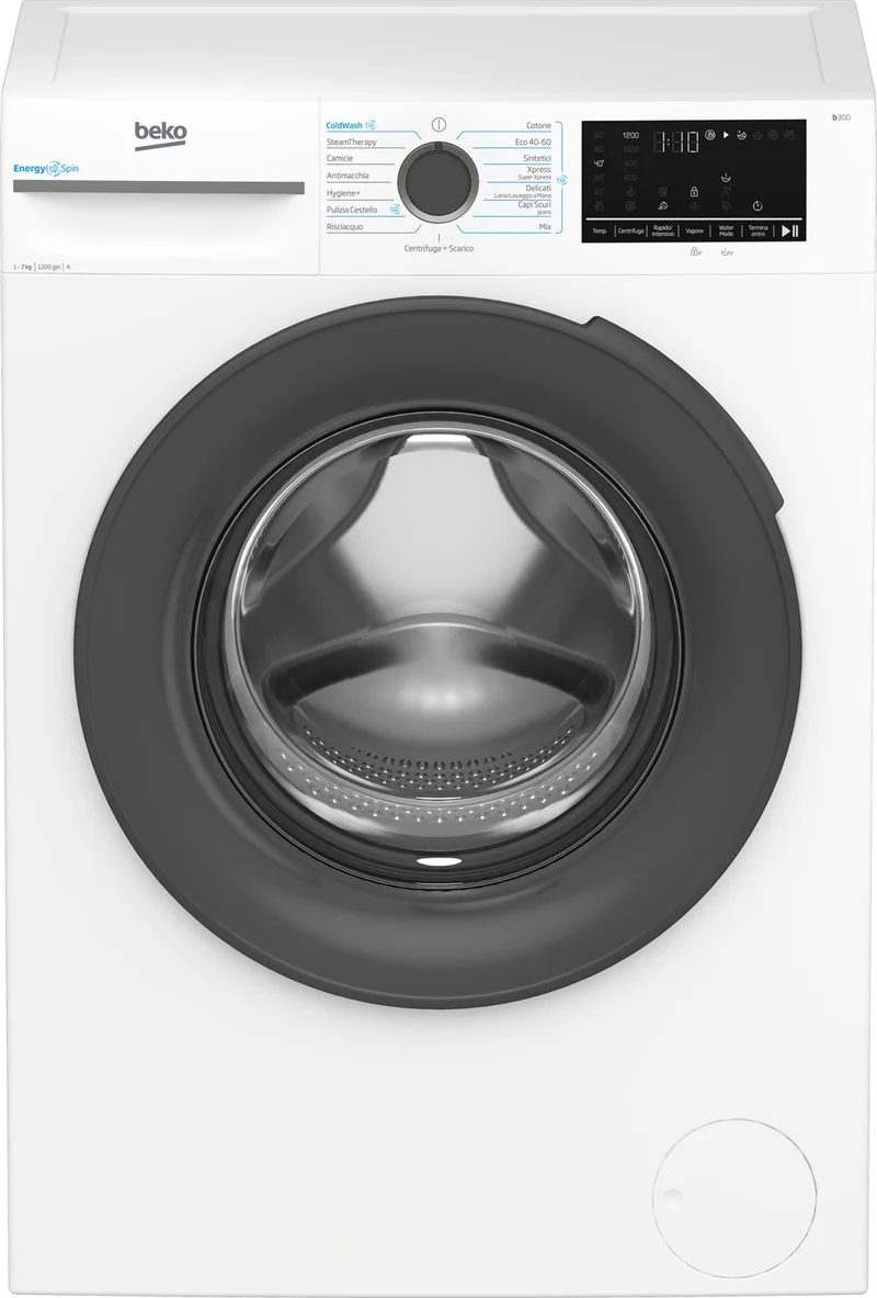 Beko BMWSU4721A Lavatrice Slim 7kg Classe A 1200 giri/min EnergySpin 49.6cm