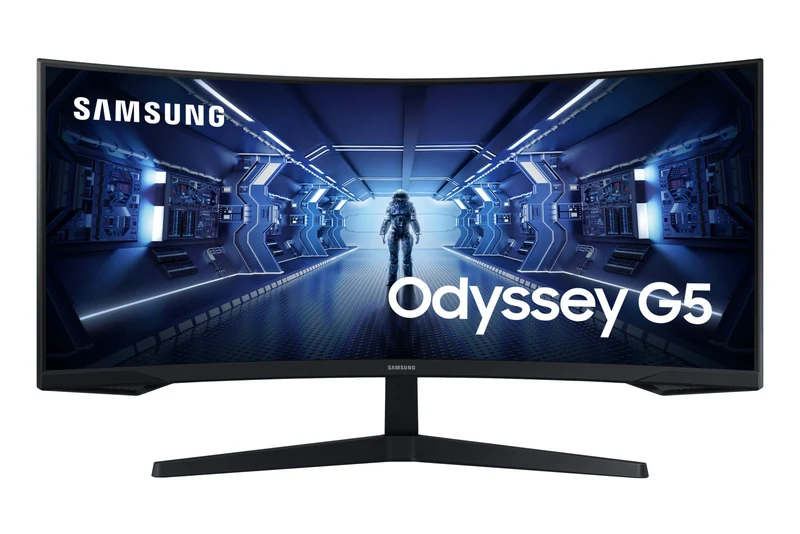 Samsung Odyssey G5 Monitor Gaming 34" Ultra WQHD Curvo 165Hz 1ms HDR10 FreeSync