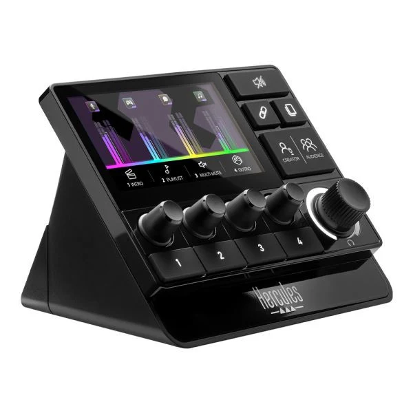 Hercules Stream 200 XLR Nero 9 pulsanti Switch HDMI