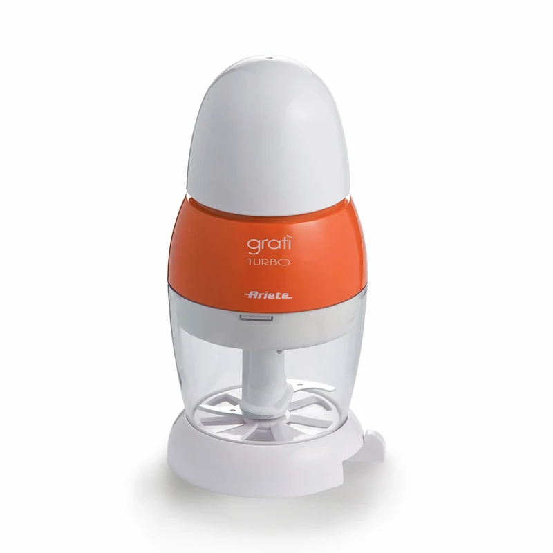 Ariete Gratì Turbo 0439/2 Grattugia Elettrica Formaggera 200W Bianco/Arancione