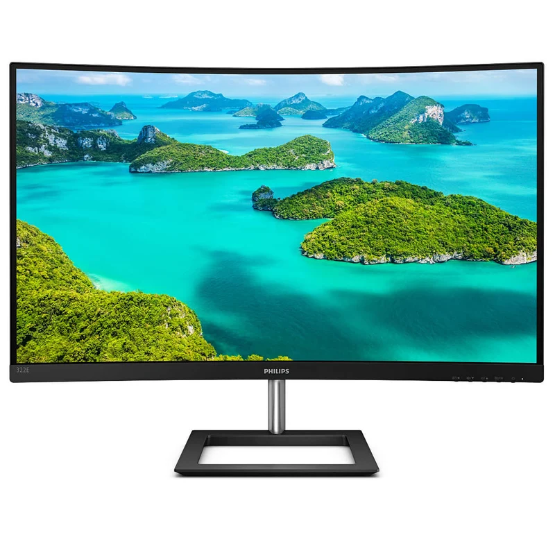 Philips E Line 322E1C00 Monitor LED 31.5" Curvo Full HD VA 75Hz FreeSync Nero