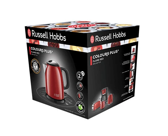 Russell Hobbs 24992-70 Bollitore Elettrico 1L 2400W Nero e Rosso
