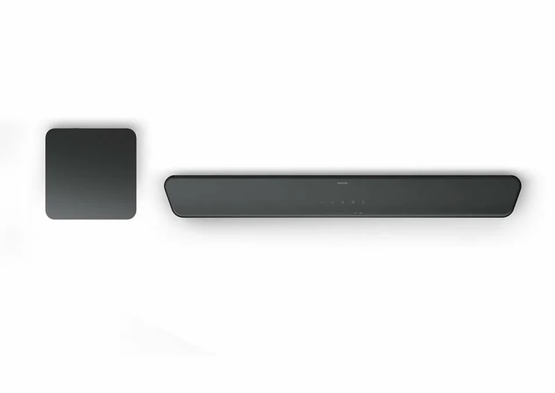 Philips Soundbar TAB5309/10 2.1 Canali 120W con Subwoofer Wireless Grigio