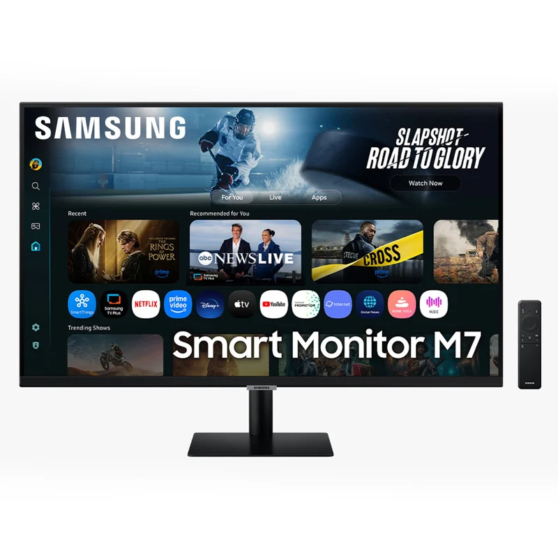 Samsung Monitor Smart M7 M70F 32" UHD 4K Nero con Gaming Hub e Workspace USB-C