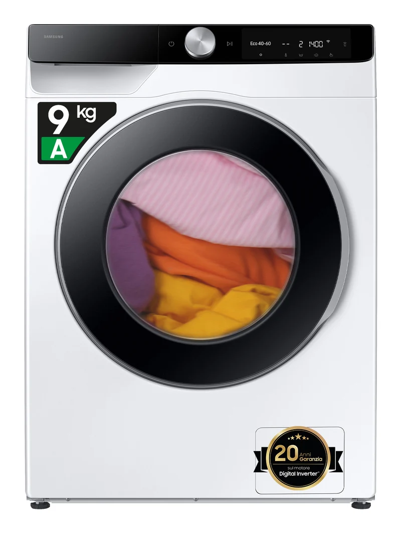 Samsung Lavatrice WW90DG6G94LKU3 9kg 1400 Giri Classe A Carica Frontale Bianco
