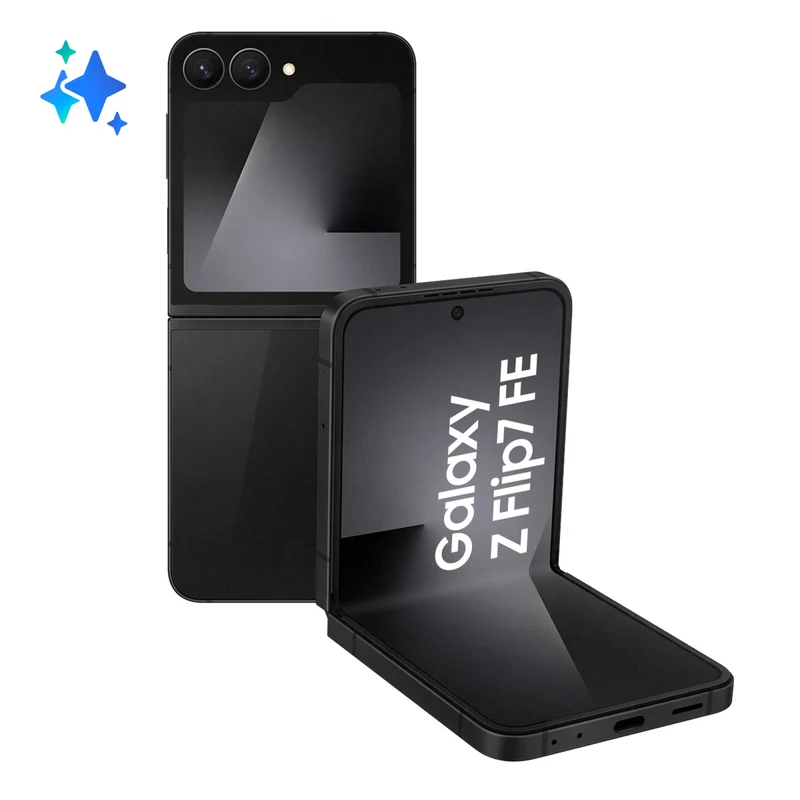 Samsung Galaxy Z Flip7 FE Smartphone Pieghevole Nero 6.7" 8GB RAM 128GB