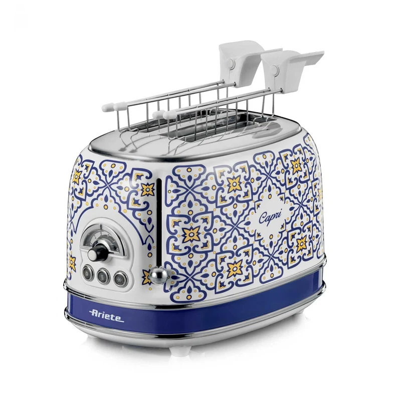 Ariete Tostapane Capri 155 810W 2 Fette 6 Livelli di Doratura Blu