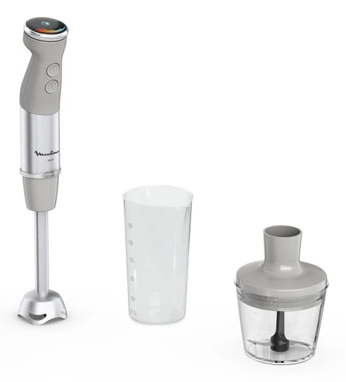 Moulinex Frullatore ad Immersione DD672B10 1000W 20 Velocità Grigio Acciaio Inox