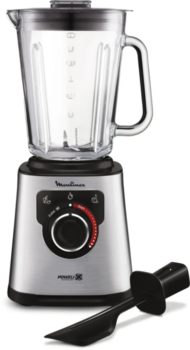 Moulinex PerfectMix+ LM871D Frullatore 1,5L 1200W Acciaio Inox con Tritaghiaccio