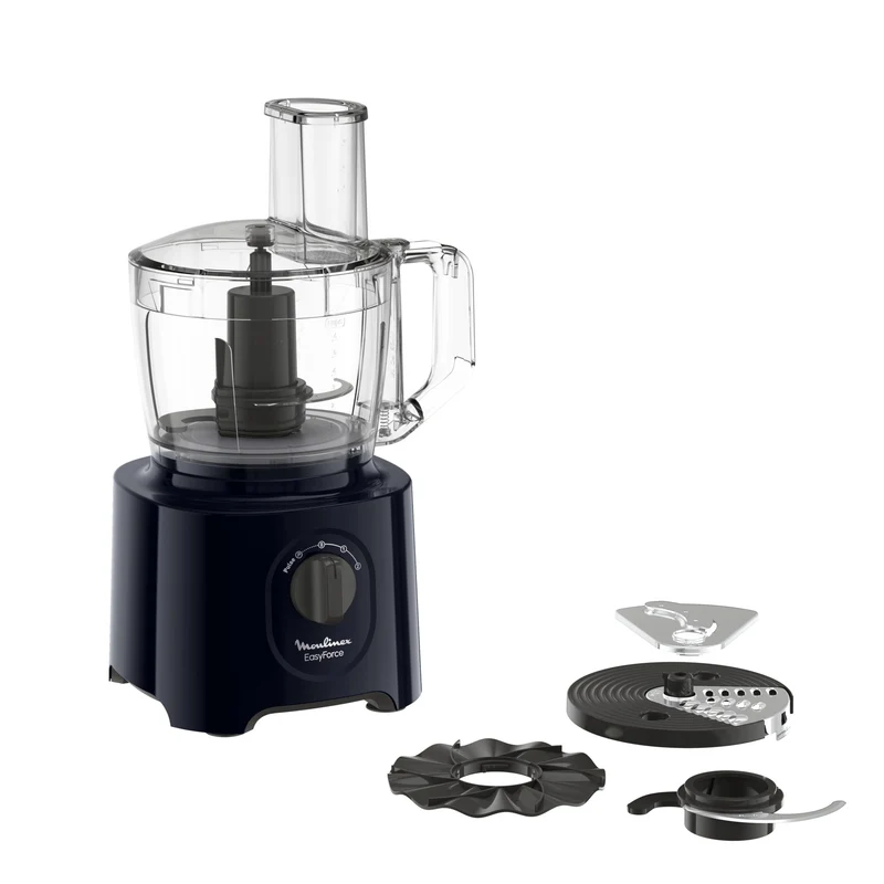 Moulinex Easy Force FP242810 Robot da Cucina 800W 2,4L Nero - 15 Funzioni