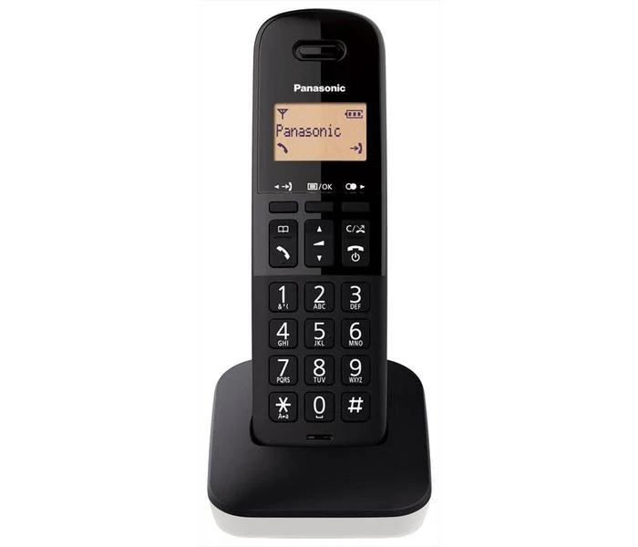 Panasonic KX-TGB610JTW Telefono Cordless DECT Nero e Bianco con Blocco Chiamate