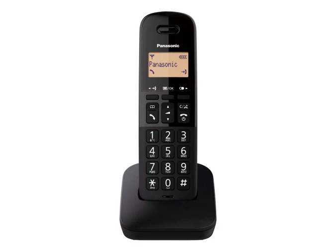Panasonic KX-TGB610JT Telefono Cordless DECT Nero con Identificatore di Chiamata