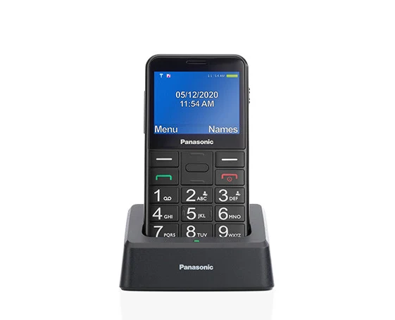 Panasonic KX-TU155 Telefono Base Dual SIM Nero Schermo 2.4" Tasti Grandi Bluetooth