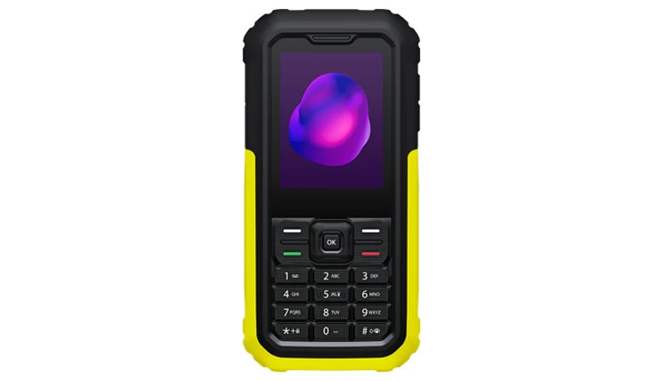 TCL 3189 Telefono Cellulare Dual SIM 4G Schermo 2.4" Nero e Giallo Fotocamera 2MP
