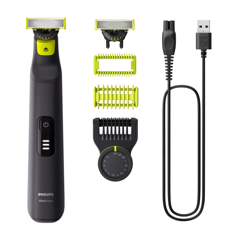 Philips OneBlade Pro 360 QP6542/15 Regolabarba Nero 14 Lunghezze Regolabili