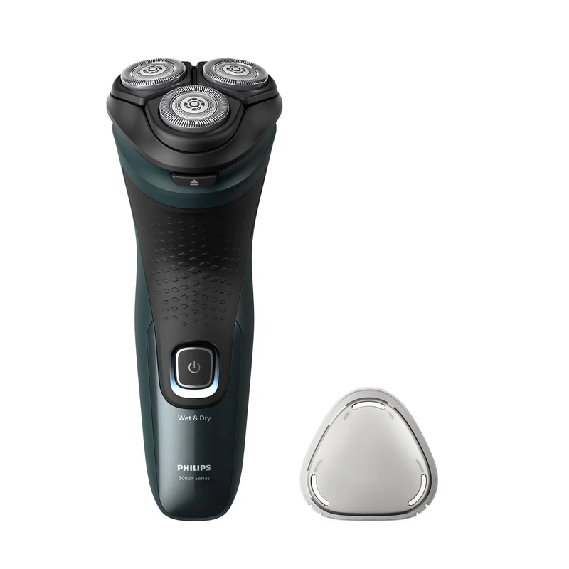 Philips Rasoio Elettrico Serie 3000X X3052/00 Wet & Dry 3 Testine 45 min Autonomia