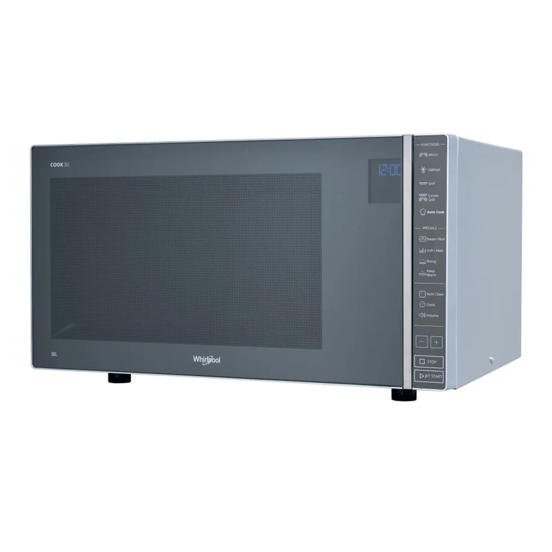 Whirlpool MWP304M Microonde con Grill 30L 900W Libera Installazione Specchio Cook30