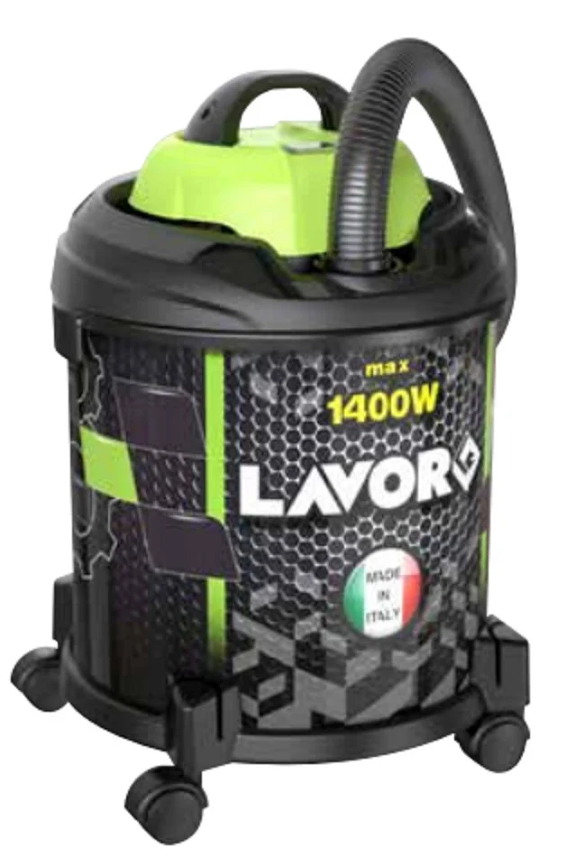 Lavor Jocker 1400 S Estrattore di Polvere Secco e Bagnato Nero Verde 27 kPa 75 dB