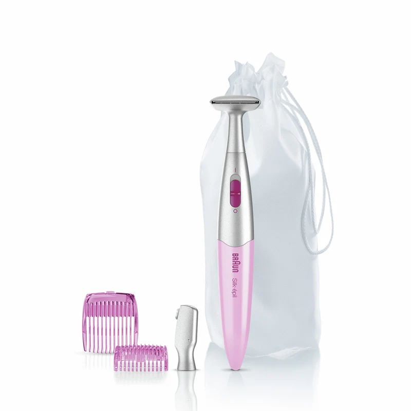 Braun Silk-épil FG1100 Bikini Styler 3in1 Rosa Epilatore Precisione Senza Filo