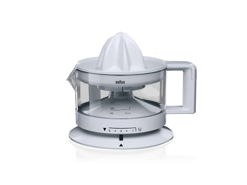 Braun TributeCollection CJ3000 Spremiagrumi Elettrico 20W 0,35L Bianco Trasparente